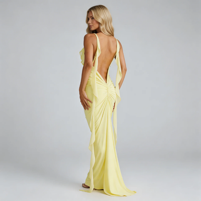 Cecelia Rosette Maxi Dress