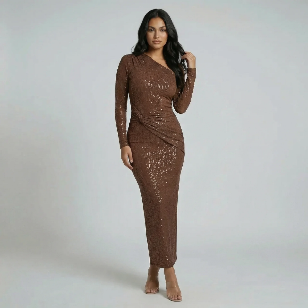 Celina Shimmer Maxi Dress - product image 5