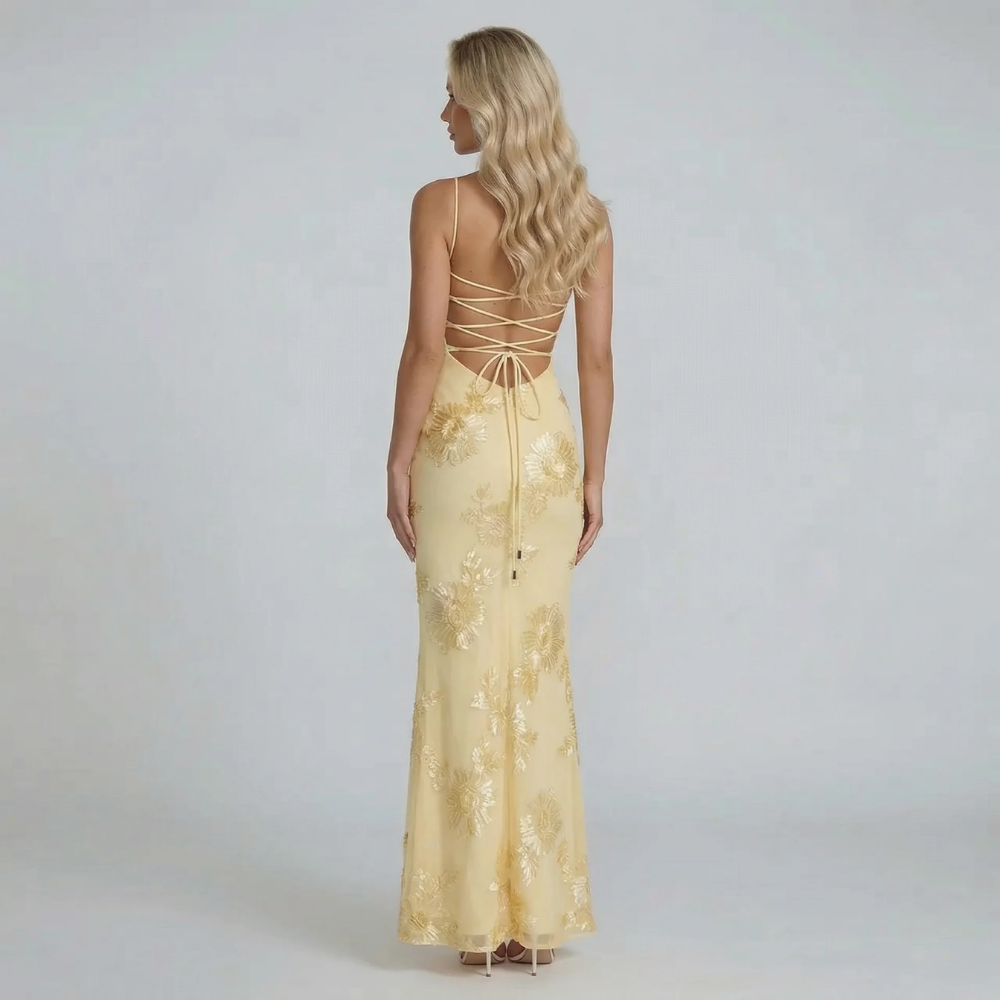 Celestina Embroidered Maxi Dress - product image 2