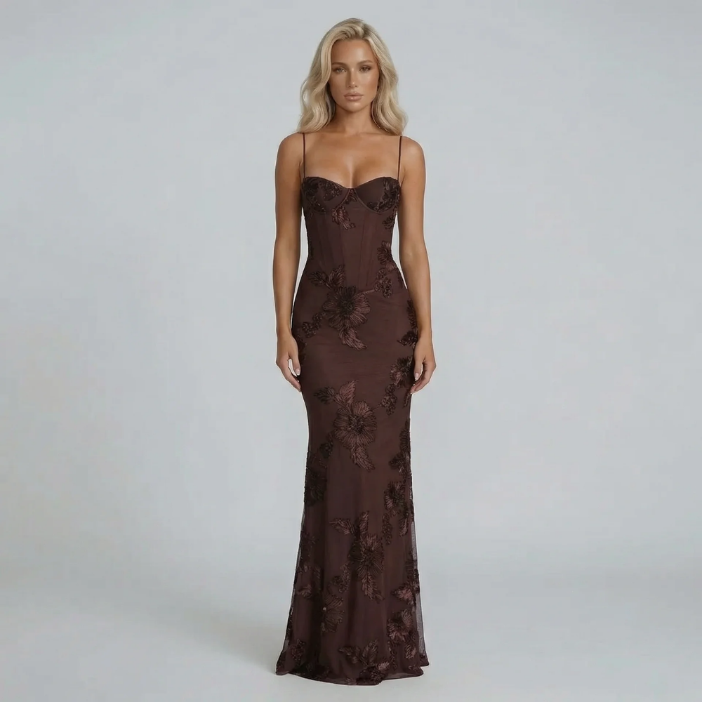 Celestina Embroidered Maxi Dress - product image 3