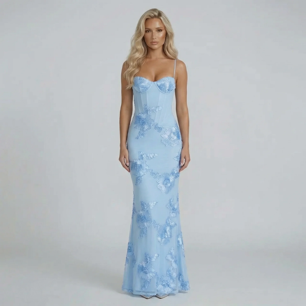 Celestina Embroidered Maxi Dress - product image 9