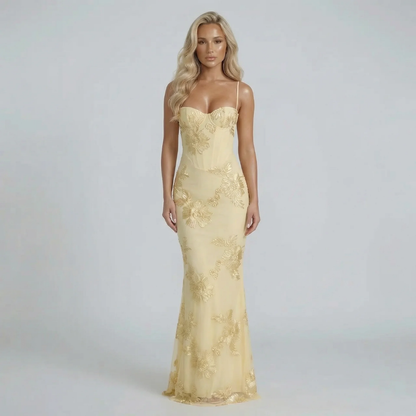 Celestina Embroidered Maxi Dress - product image 1