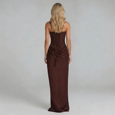Cerene Corset Maxi Dress