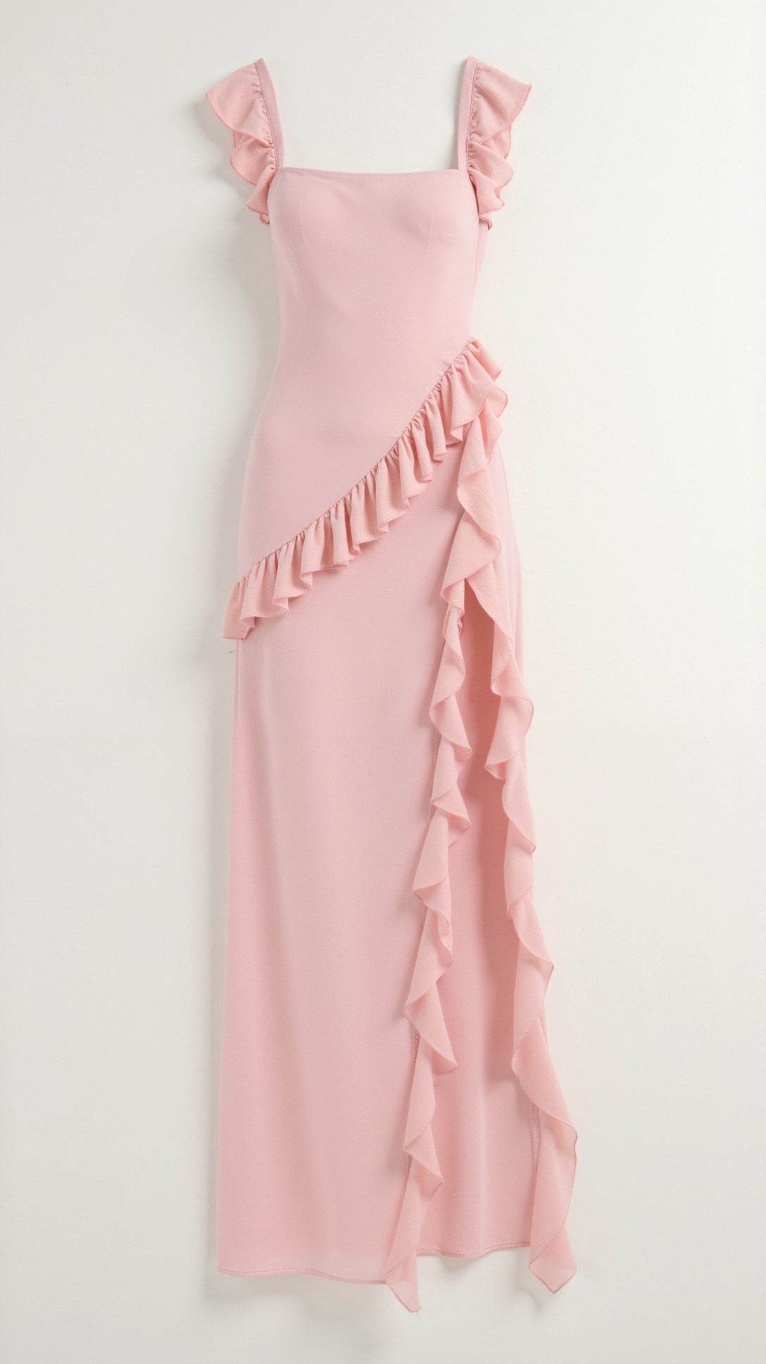 Claire Ruffle Maxi Dress