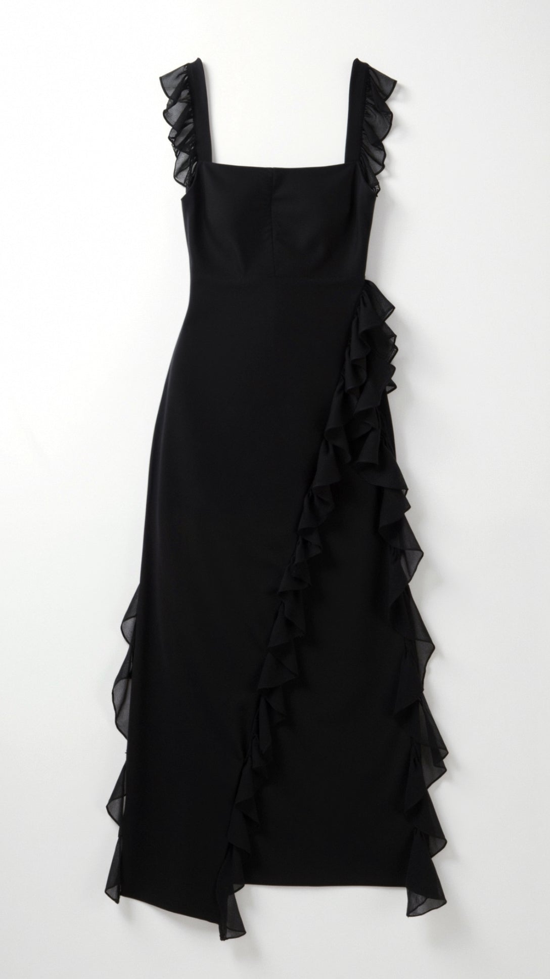 Claire Ruffle Maxi Dress