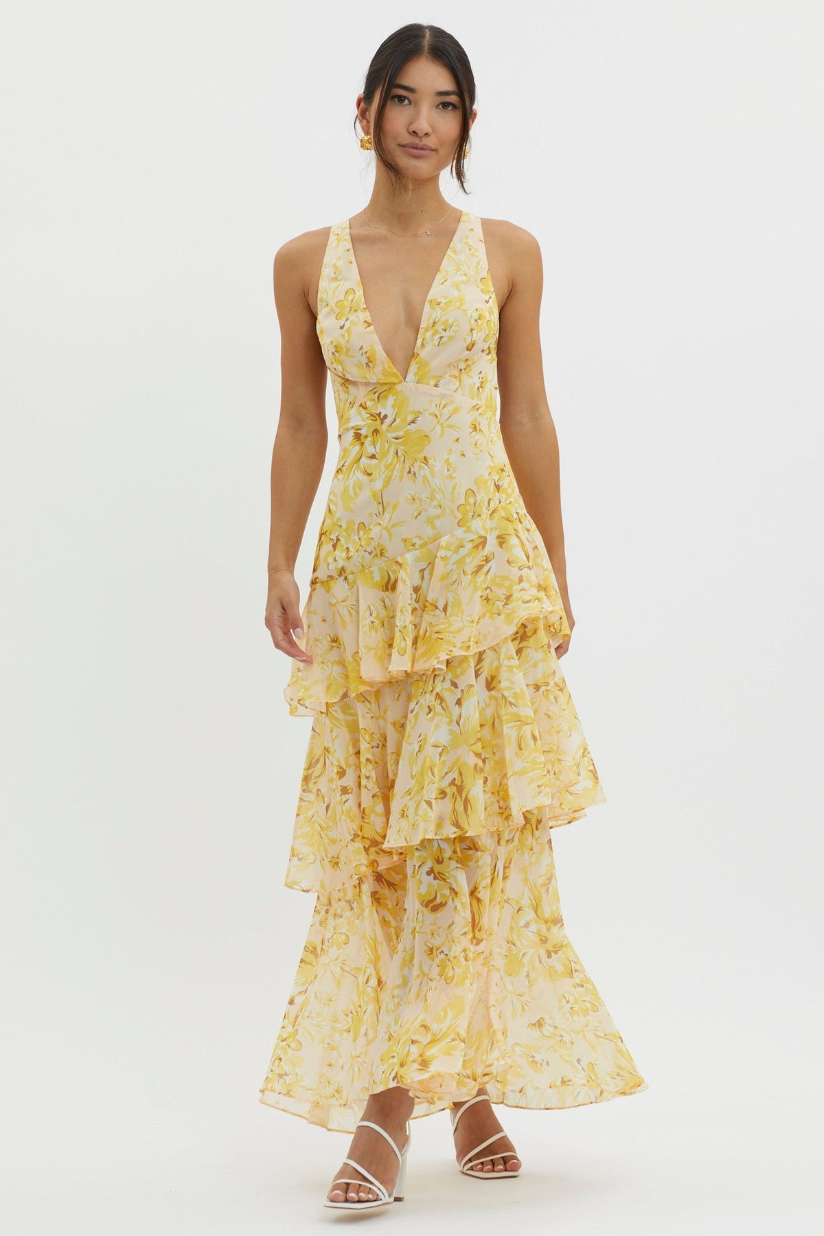 Clara V Neck Maxi Dress