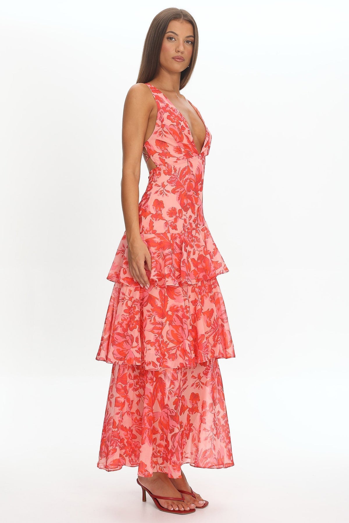Clara V Neck Maxi Dress