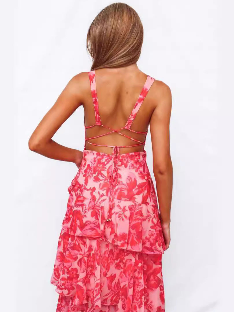 Clara V Neck Maxi Dress