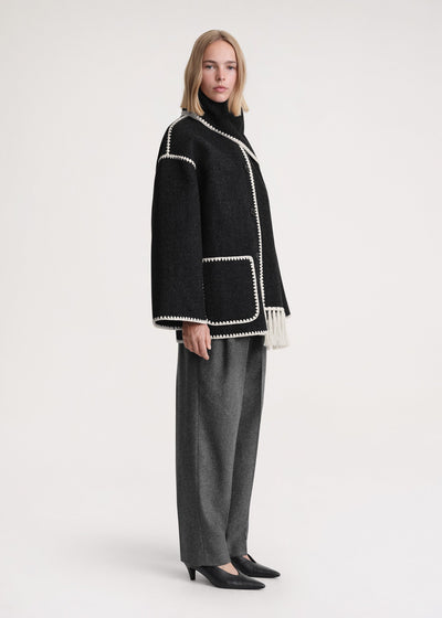 Claudia Fringe Coat