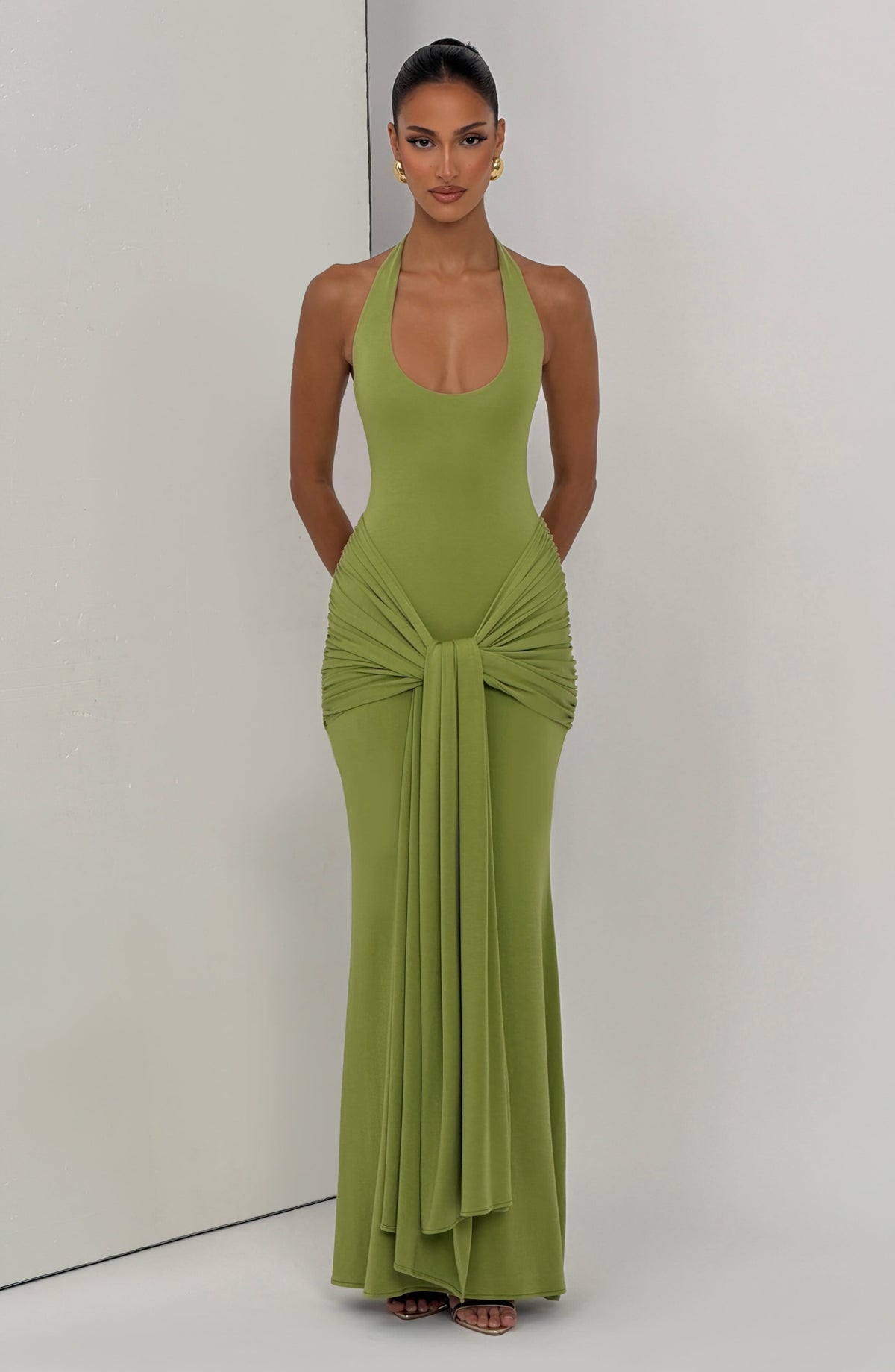 Cosette Halter Maxi Dress