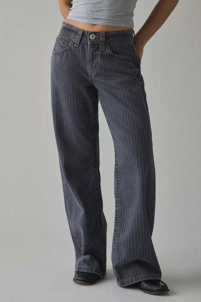 Women stripe pinstripe piece, detail