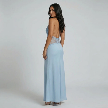 Selina Halter Lace Maxi Dress - product image 9
