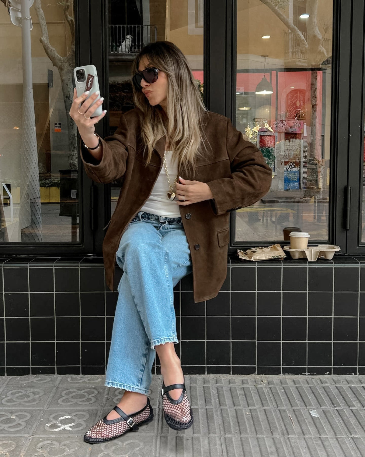Delaney Button Blazer