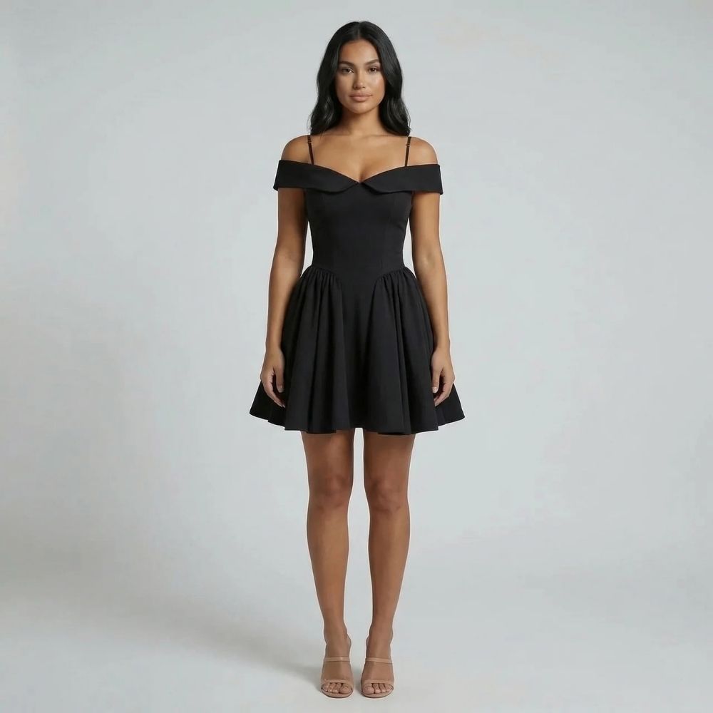 Evelina Foldover Mini Dress - product image 8