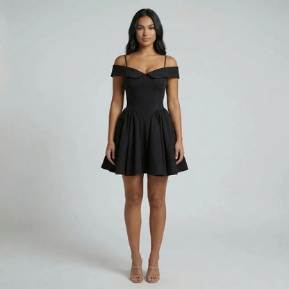 Evelina Foldover Mini Dress - product image 8