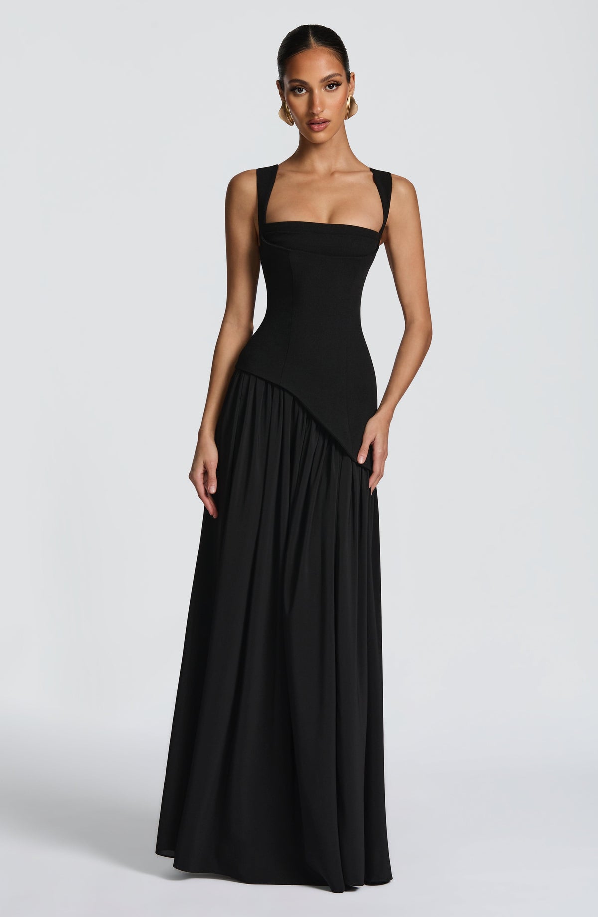 Eleanor Square Neck Maxi Dress