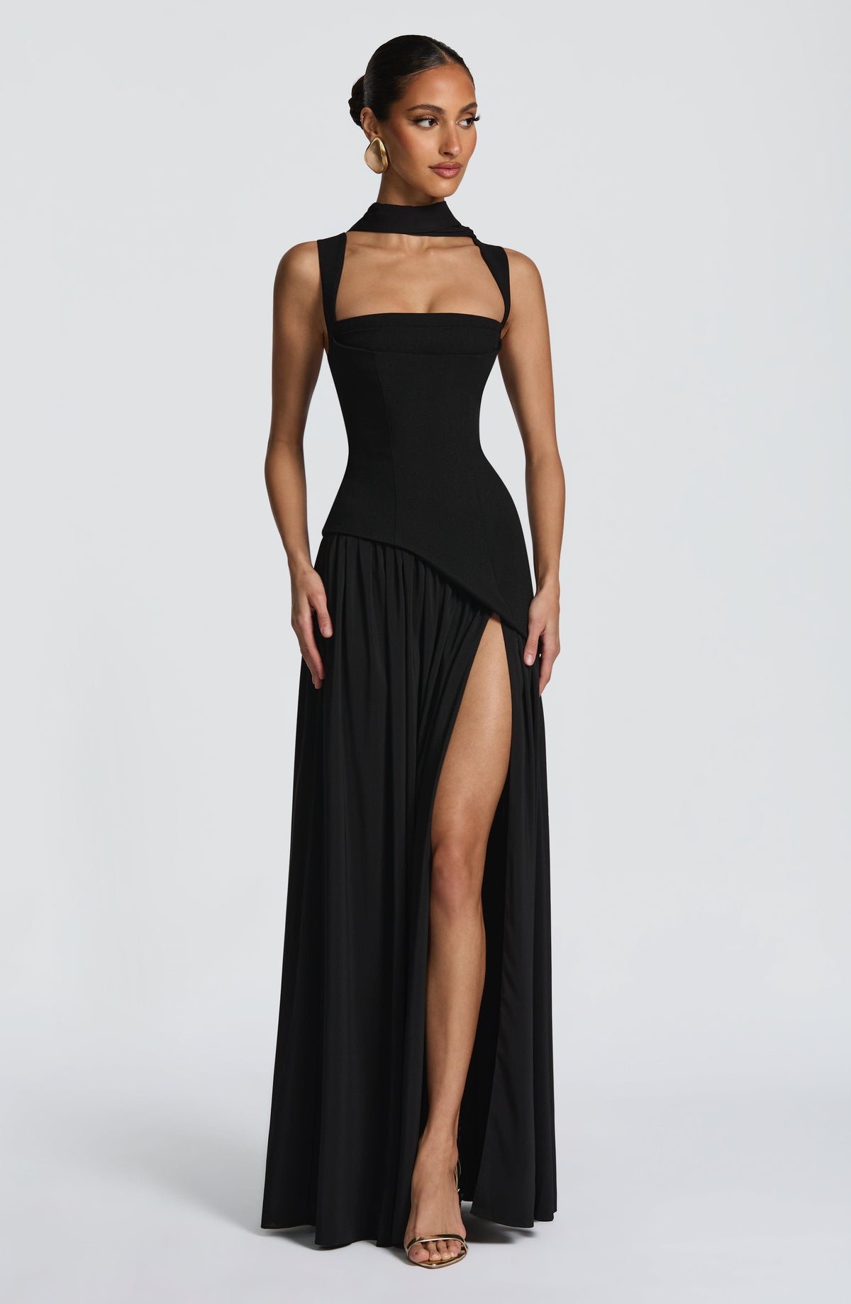 Eleanor Square Neck Maxi Dress