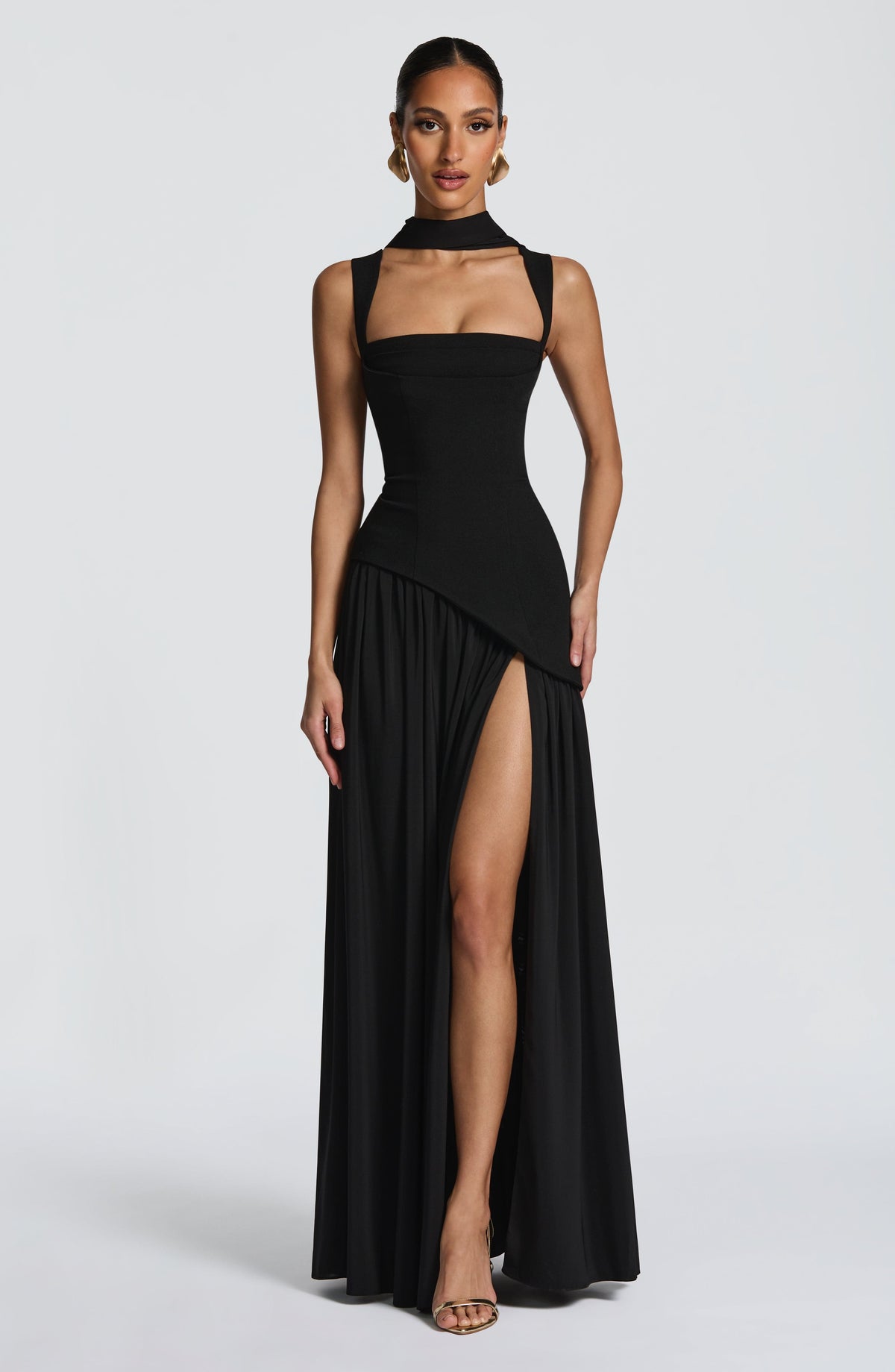 Eleanor Square Neck Maxi Dress