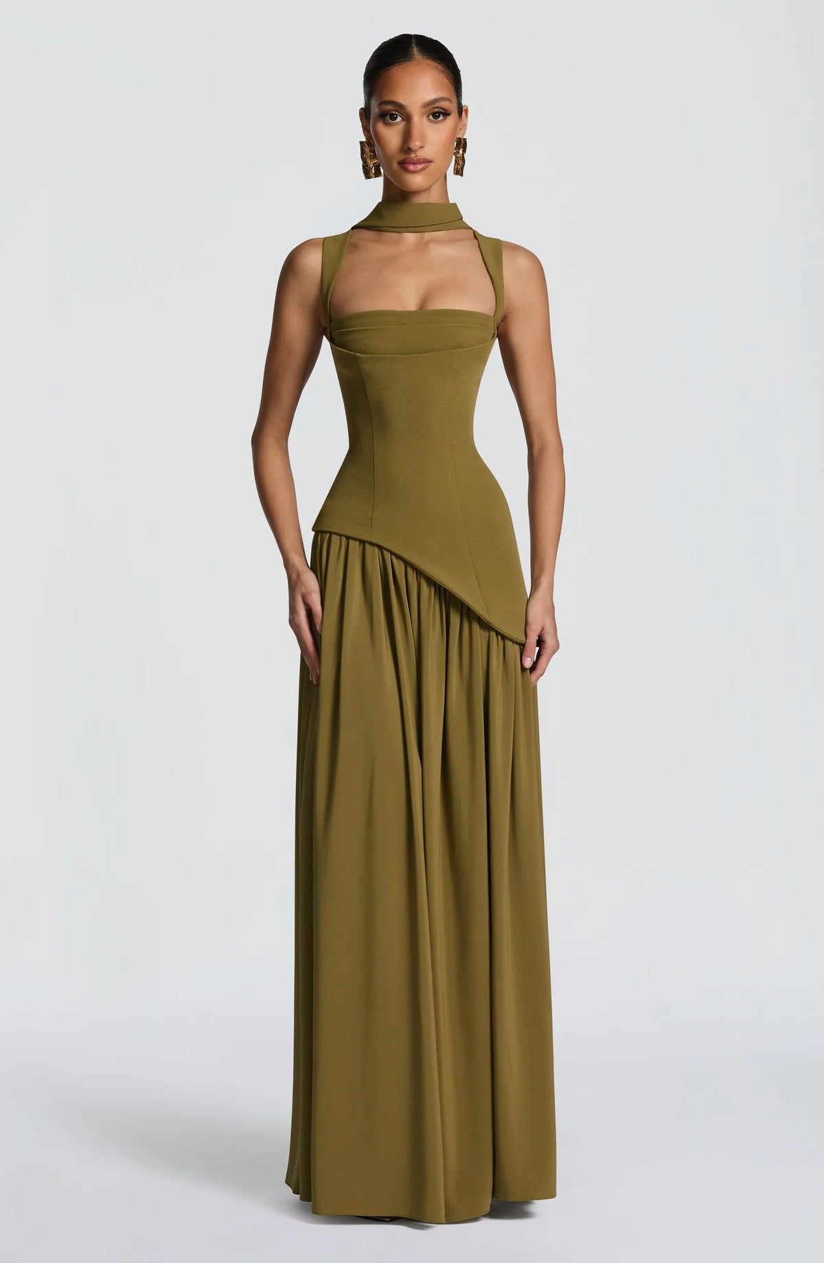 Eleanor Square Neck Maxi Dress