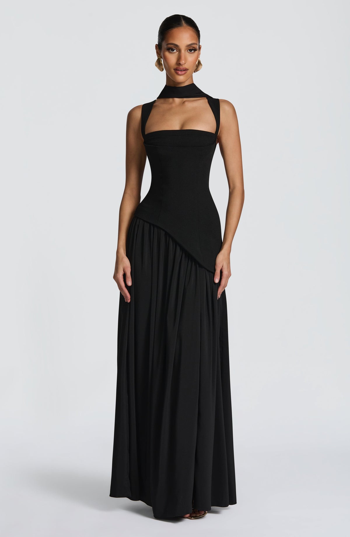 Eleanor Square Neck Maxi Dress