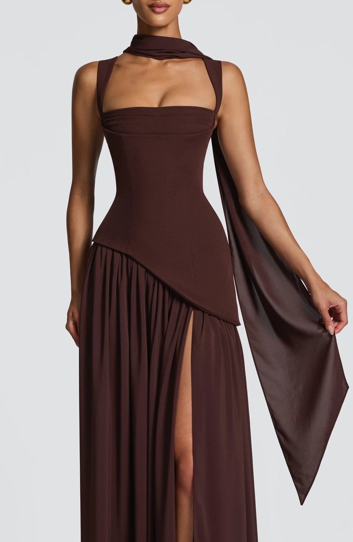 Eleanor Square Neck Maxi Dress