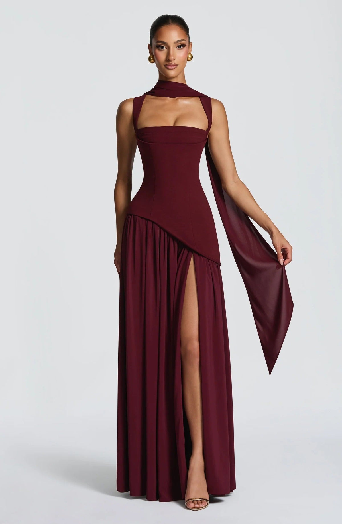 Eleanor Square Neck Maxi Dress