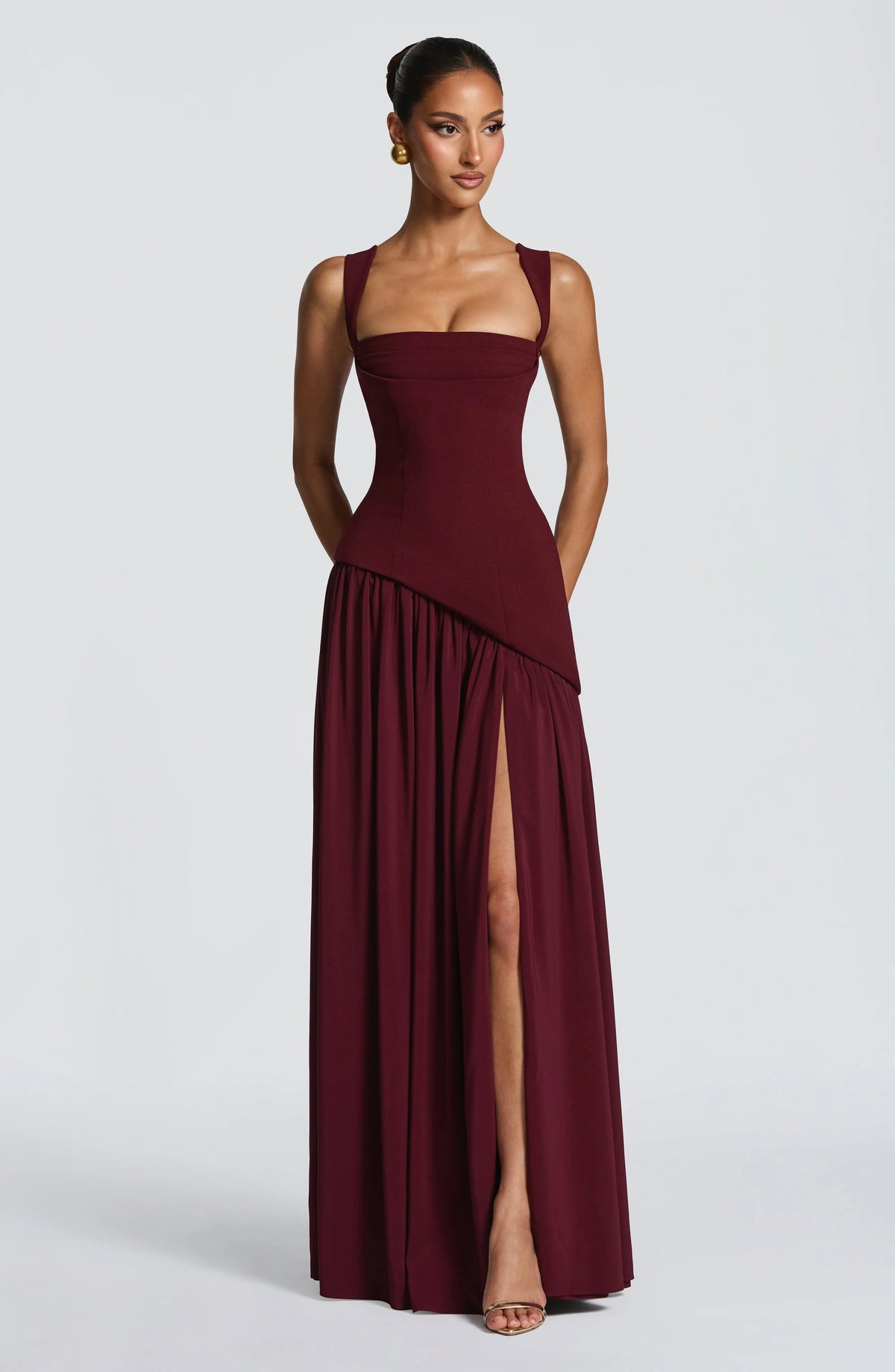 Eleanor Square Neck Maxi Dress