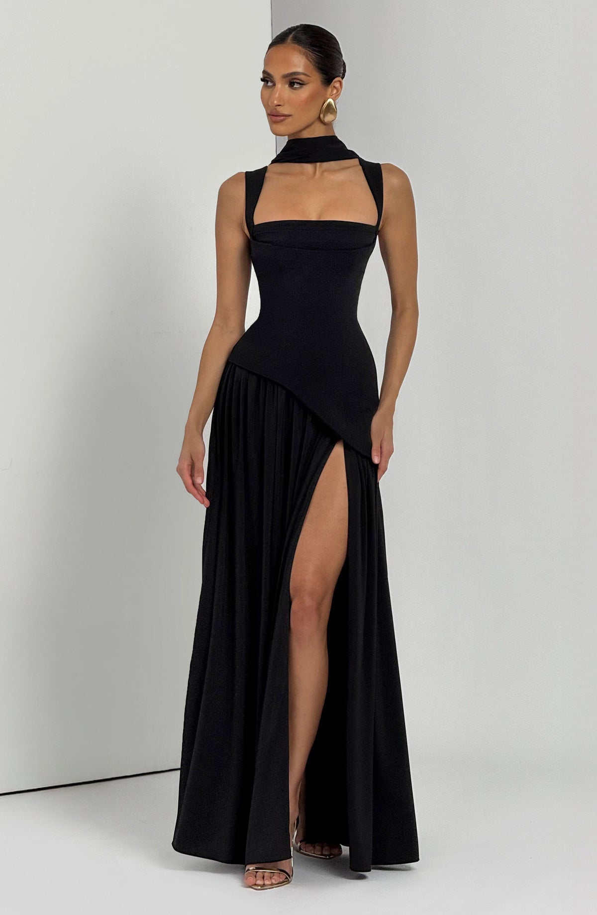 Eleanor Square Neck Maxi Dress