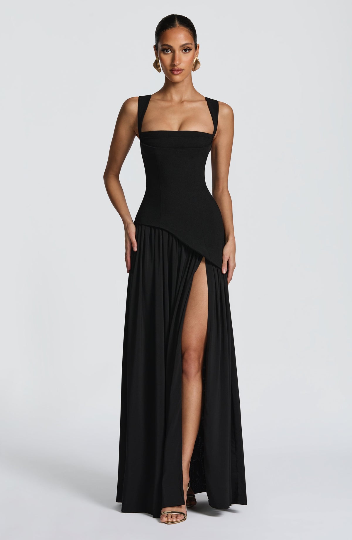 Eleanor Square Neck Maxi Dress