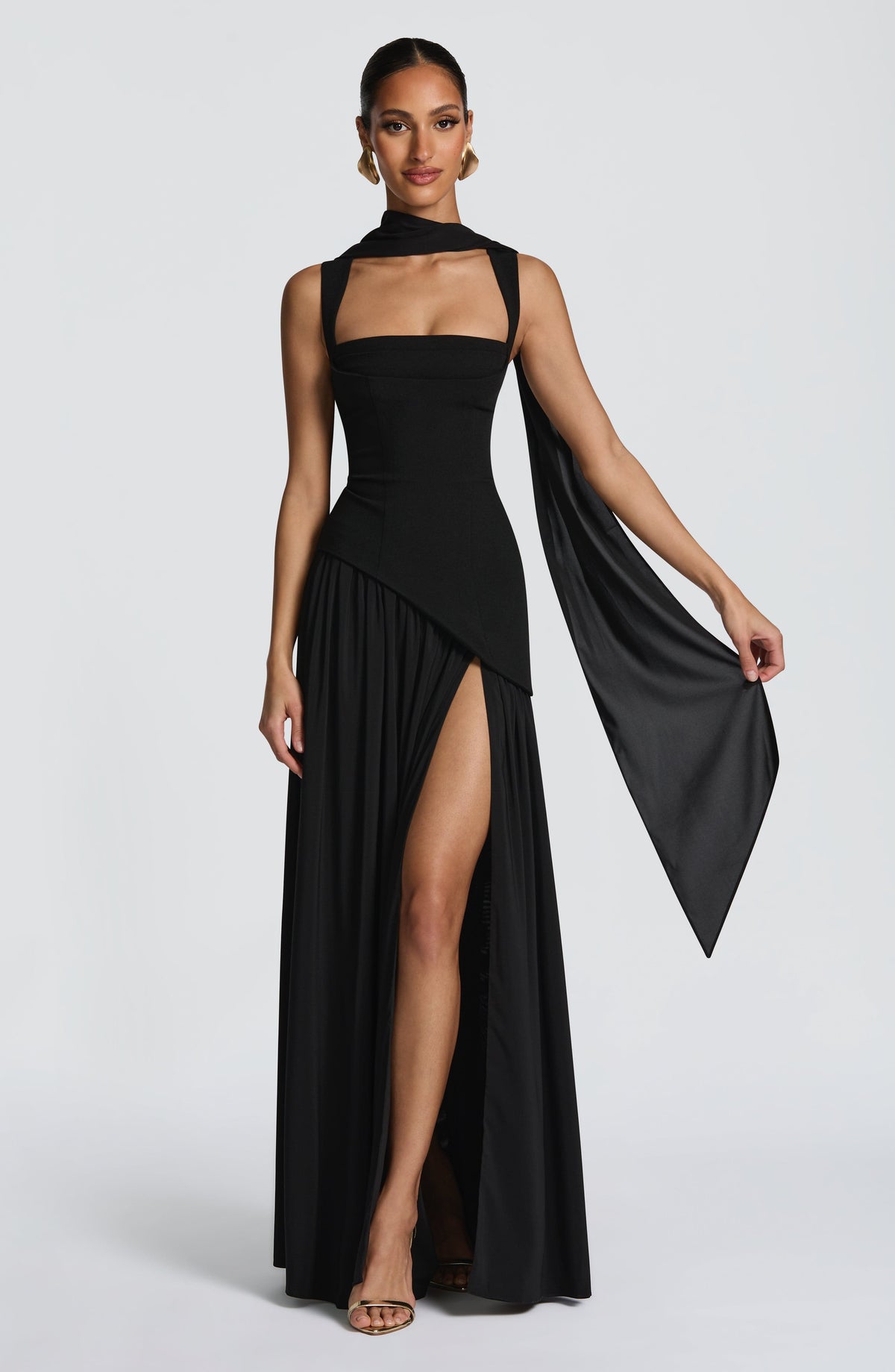 Eleanor Square Neck Maxi Dress
