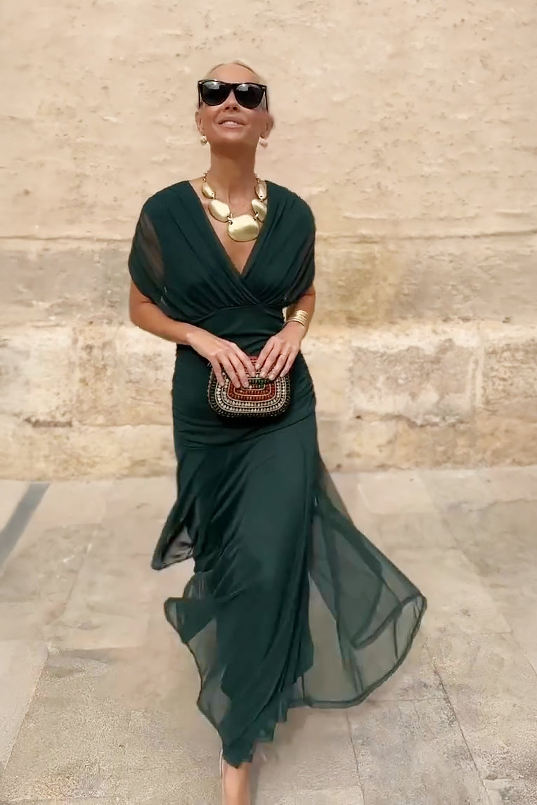 Elegance Off Shoulder Maxi Dress