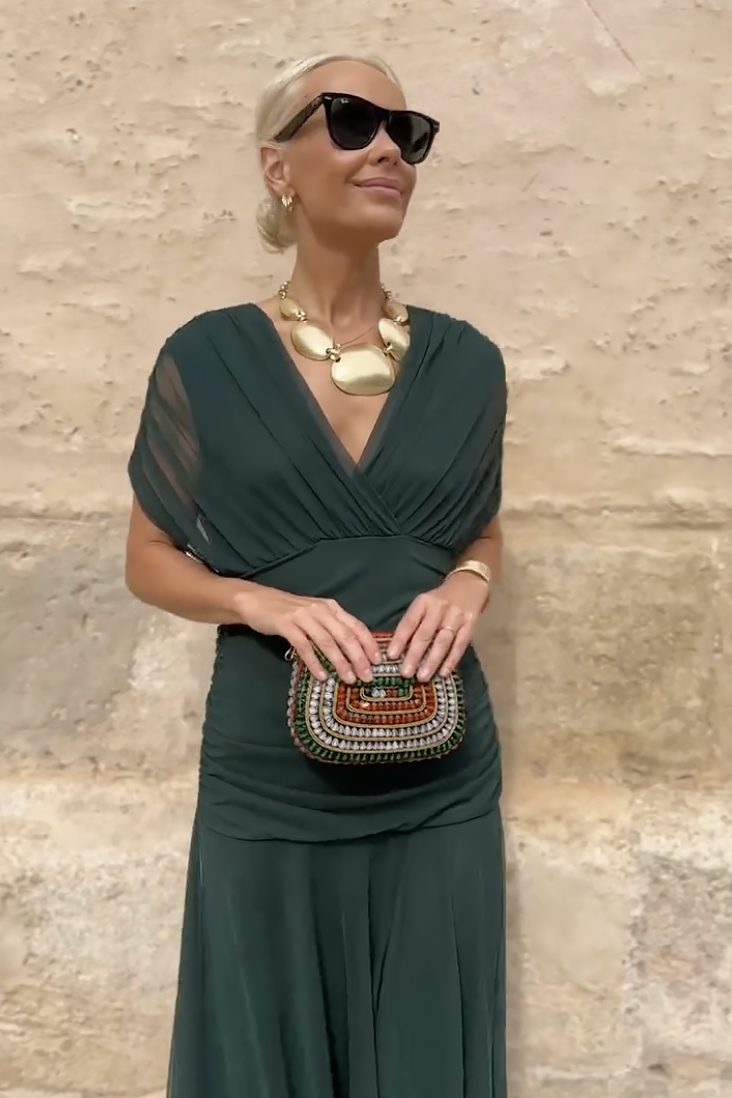 Elegance Off Shoulder Maxi Dress
