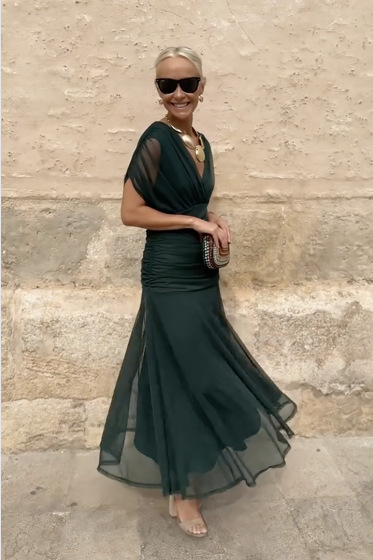 Elegance Off Shoulder Maxi Dress