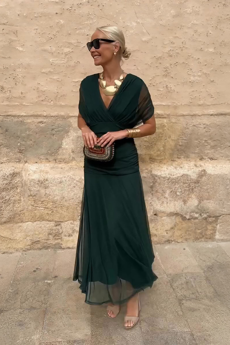 Elegance Off Shoulder Maxi Dress