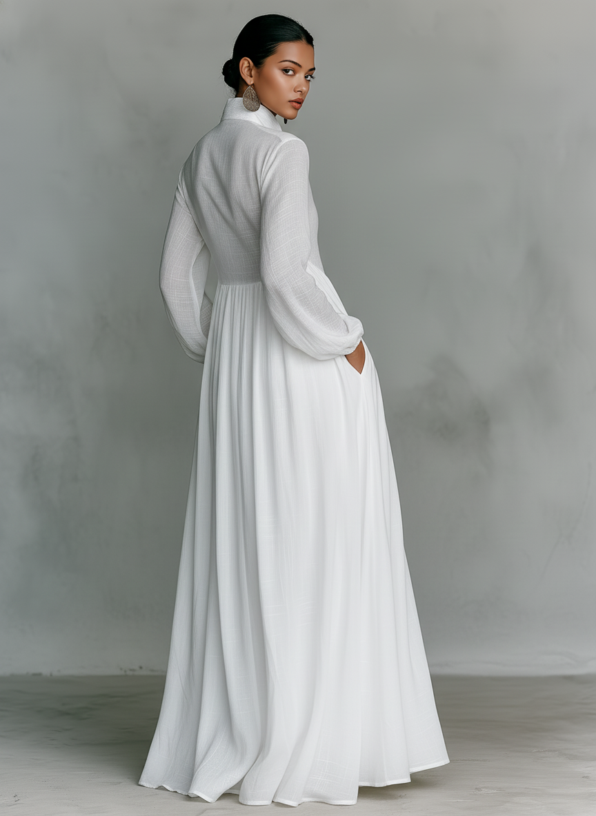 Elegance Sleeve Maxi Dress