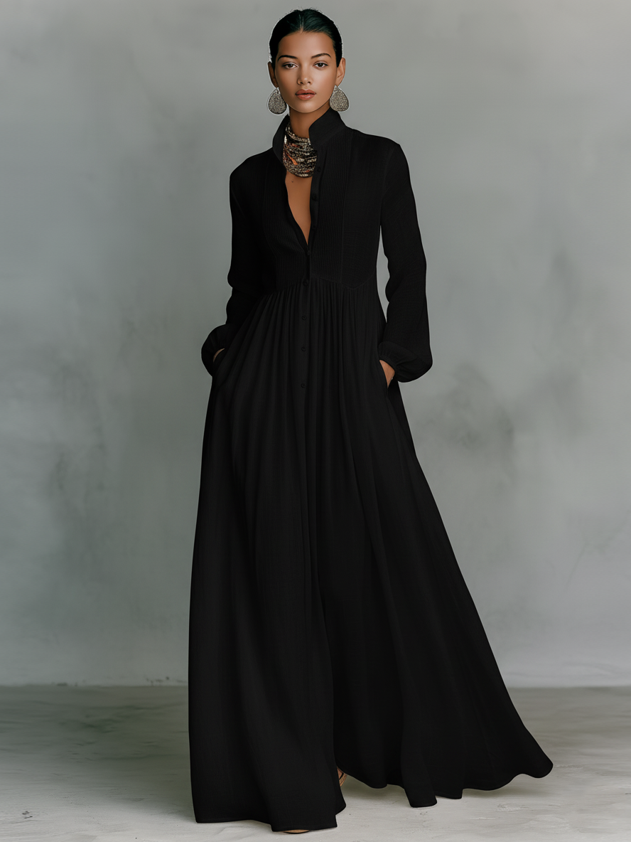 Elegance Sleeve Maxi Dress
