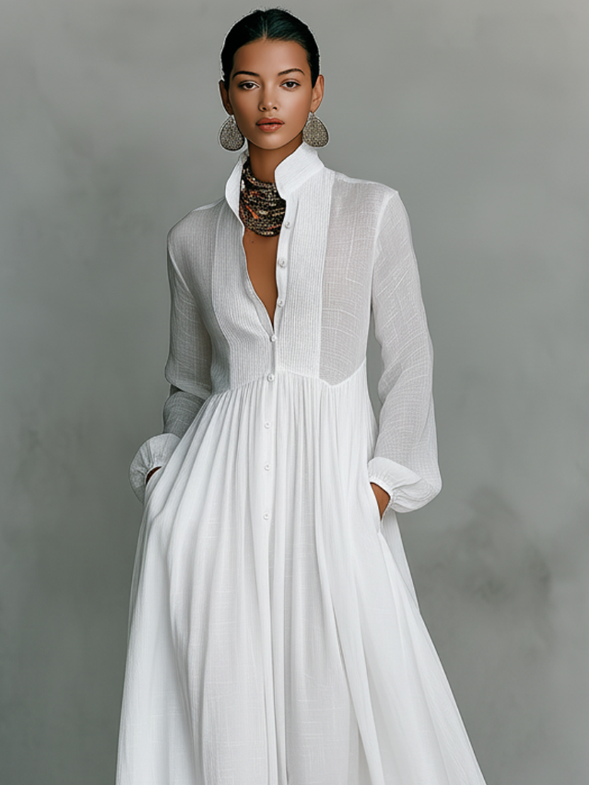 Elegance Sleeve Maxi Dress
