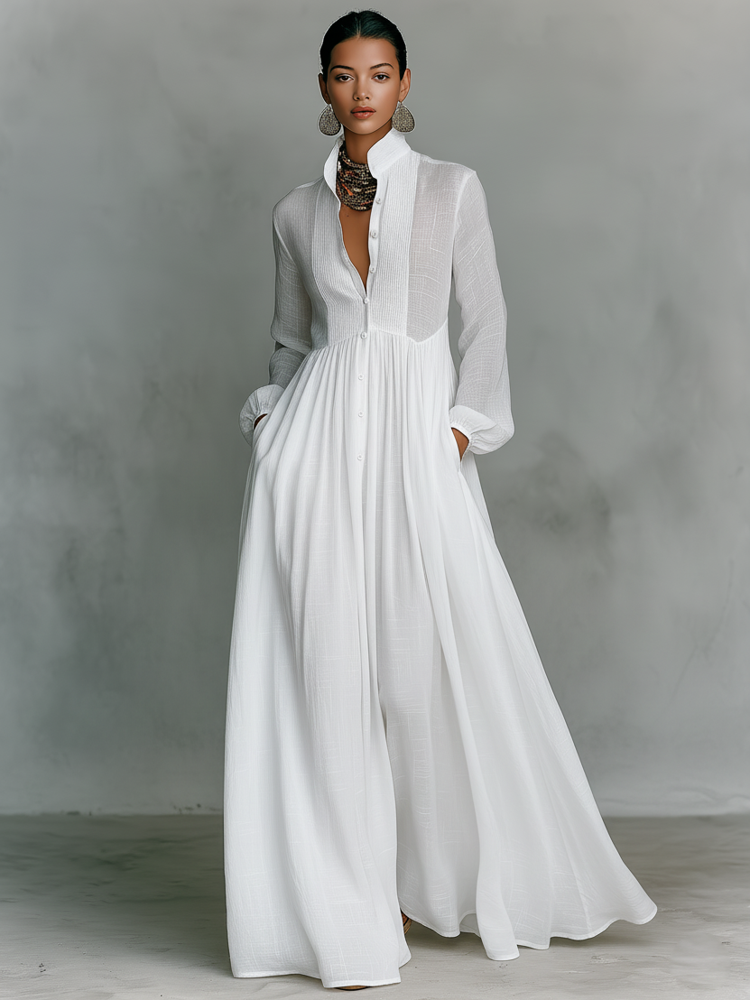 Elegance Sleeve Maxi Dress