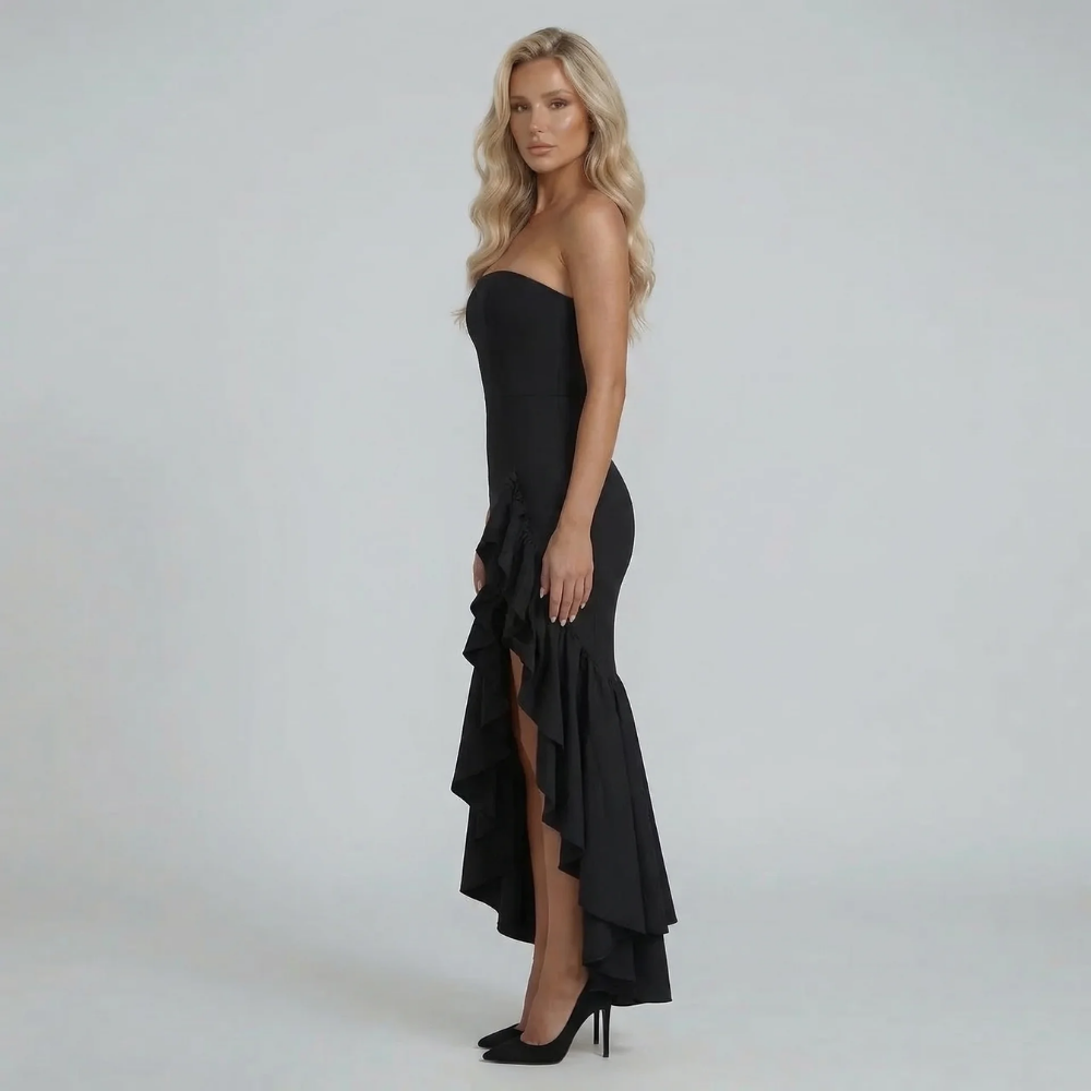 Catalina Ruffle Maxi Dress - product image 5