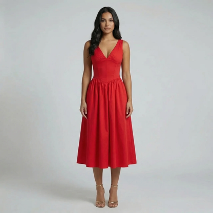 Cassandra Tie Midi Dress - product image 10