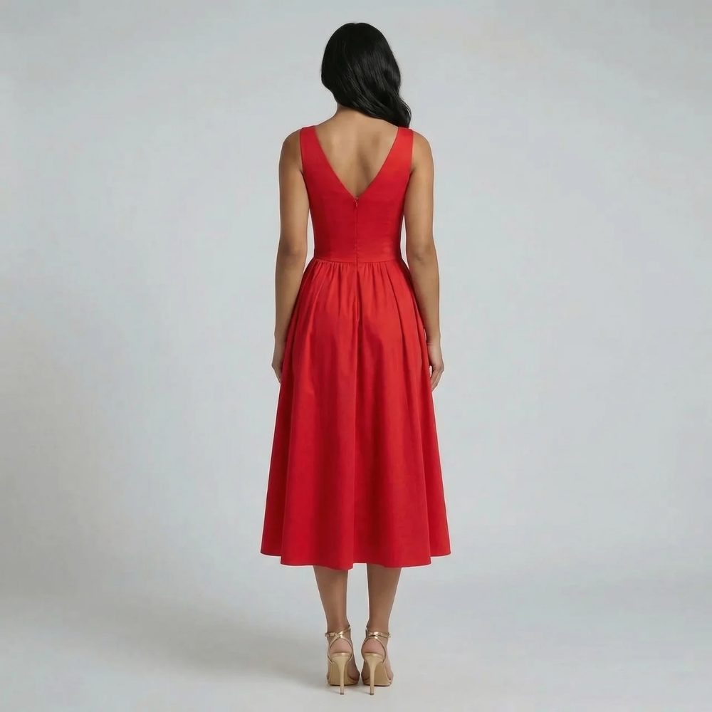 Cassandra Tie Midi Dress - product image 11