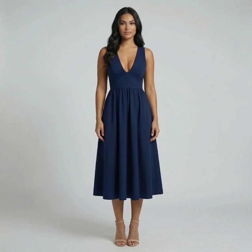 Cassandra Tie Midi Dress - product image 5