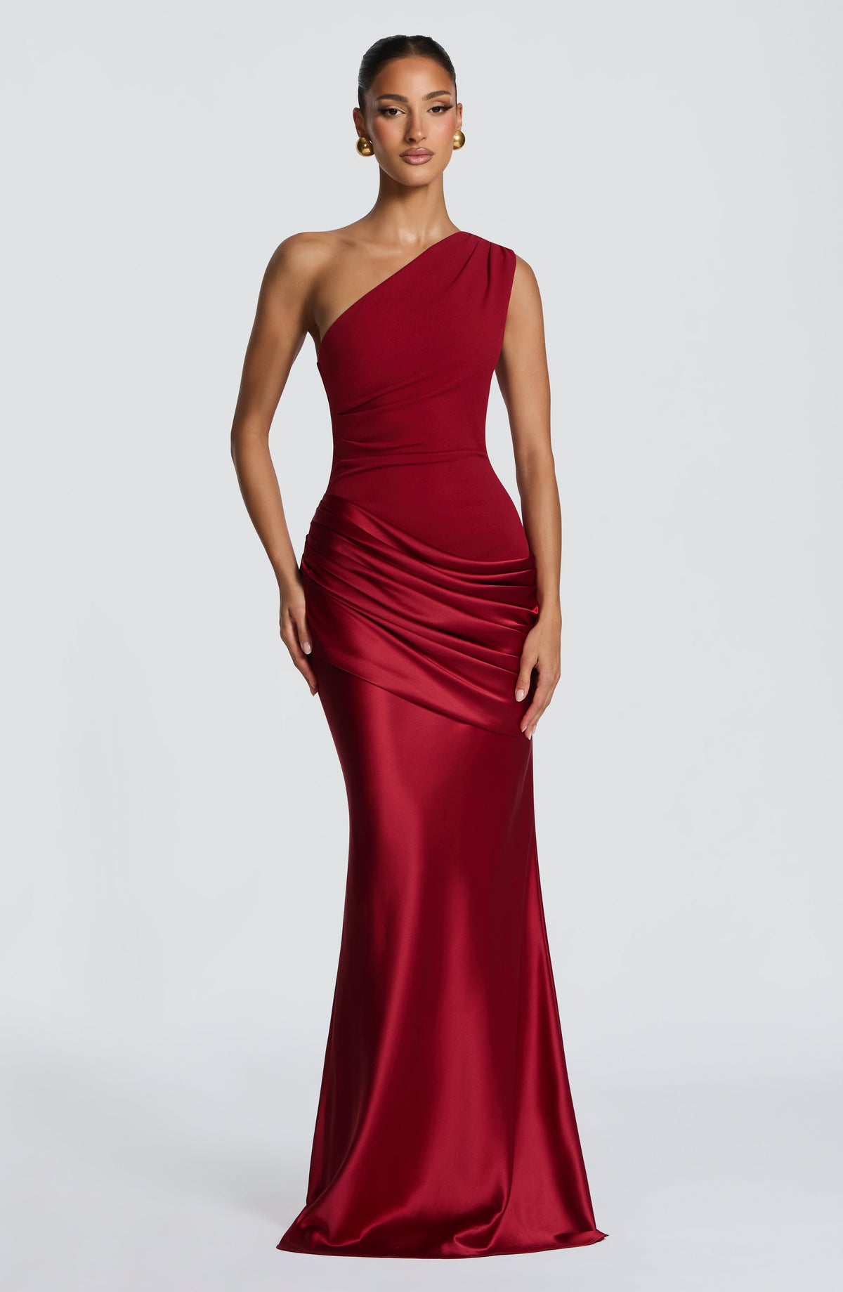 Fleur One Shoulder Maxi Dress