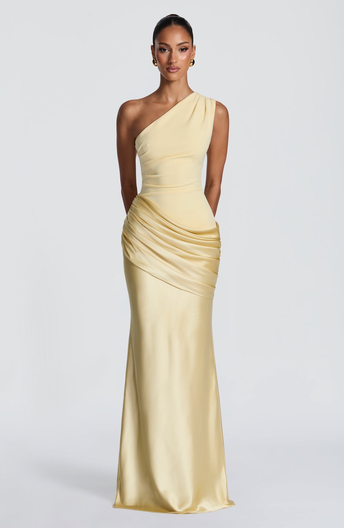 Fleur One Shoulder Maxi Dress