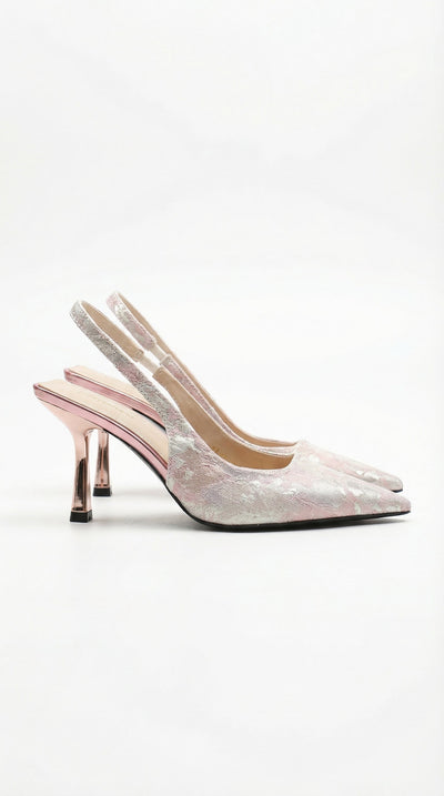 Frida Textured Pointed Heels