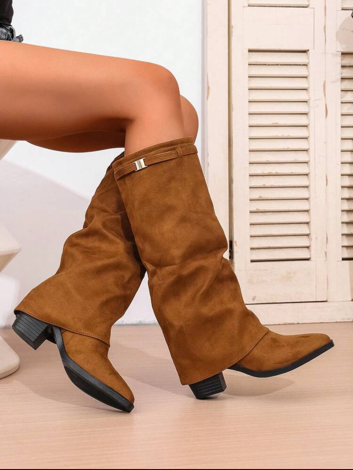 Women boots, side view