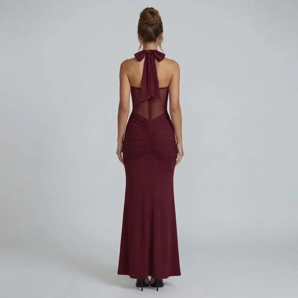 Grace Ruched Maxi Dress