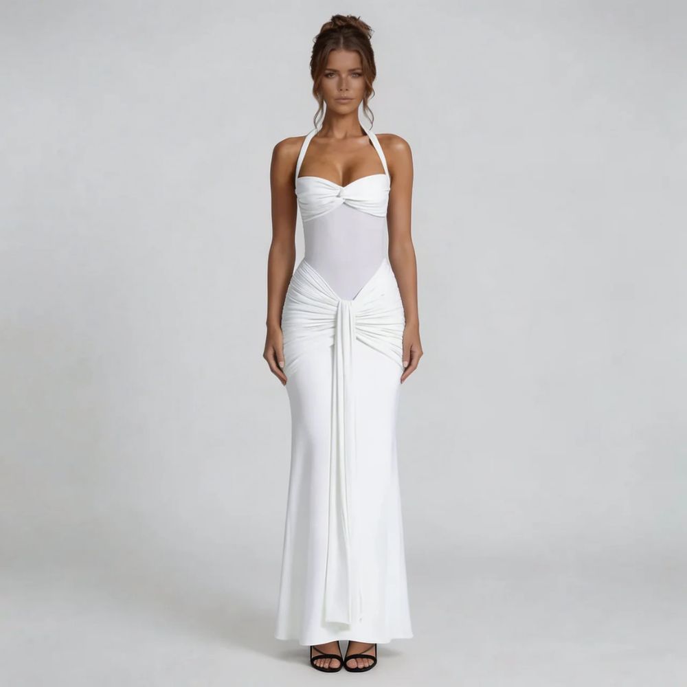 Grace Ruched Maxi Dress