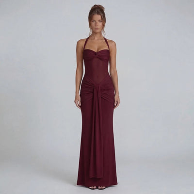 Grace Ruched Maxi Dress