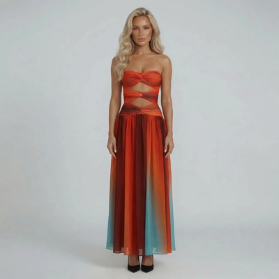 Haley Ombre Maxi Dress